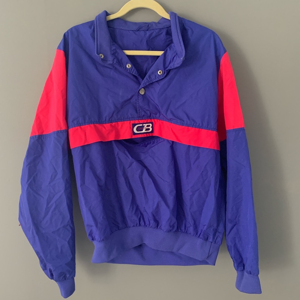 Hot Pink& Indigo Windbreaker